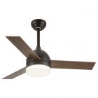 Ανεμιστήρας Οροφής 122Cm 70W Με 3 Φτερα Καρυδια Και Φωτιστικό LED 24W Με Τηλεχειριστήριο