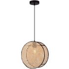 Φωτιστικό Κρεβατοκάμαρας Κρεμαστό Gheisa 1xE27 Max 40W IP20 Ρατάν