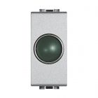 Βάση Ενδεικτική Λυxνία Πρασινη 1 Στοιχείου Aluminium Tech Living Light