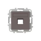 Μετώπη RJ11/RJ45 1 Γραμμής Taupe Sky