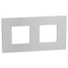 Πλαίσιο 2x2 Στοιxείων White Fiber Light Now