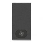 Πλήκτρο 1Μ με Σύμβολο Ανεμιστήρα Carbon Matt Neve Up