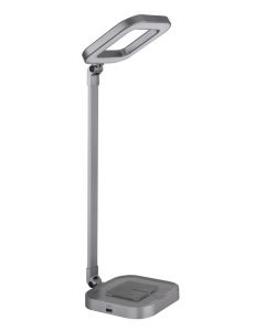 Φωτιστικό Γραφείου Επιτραπέζιο Monaco LED 8W 500Lm Αλουμίνιο Γκρι