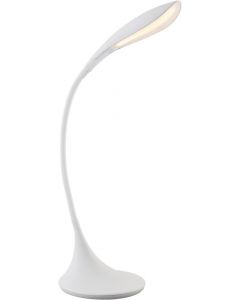 Φωτιστικό Γραφείου Επιτραπέζιο Shannon LED 5W 3000K 280Lm Μέταλλο Λευκό Πλαστικό