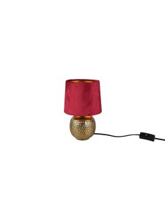 Φωτιστικό Επιτραπέζιο Sophia 1XE14 Max 40W Κεραμικό Χρυσό