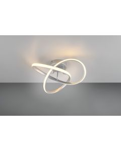Φωτιστικό Σαλονιού Πλαφονιέρα Meo LED 15W 3000K 1800Lm IP20 Μέταλλο Τιτάνιο