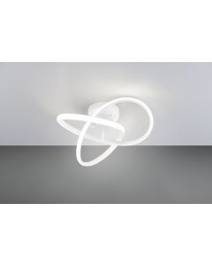Φωτιστικό Σαλονιού Πλαφονιέρα Meo LED 15W 4000K 1800Lm IP20 Μέταλλο Λευκό Ματ