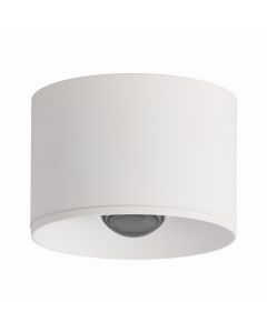 Φωτιστικό Μπάνιου Οροφής LED 12W 3000K 1000Lm IP54 Αλουμίνιο Αμμοβολή Λευκό